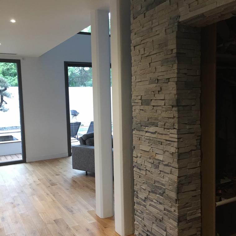 Intérieur moderne pour la construction de la maison