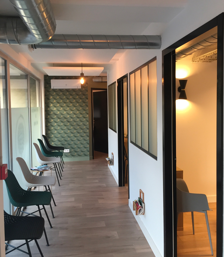Rénovation de la salle d'attente du cabinet médical